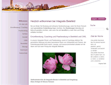 Tablet Screenshot of integralis-bielefeld.de